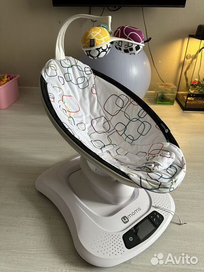 Кресло качалка 4moms mamaRoo 4.0 мультиплюш