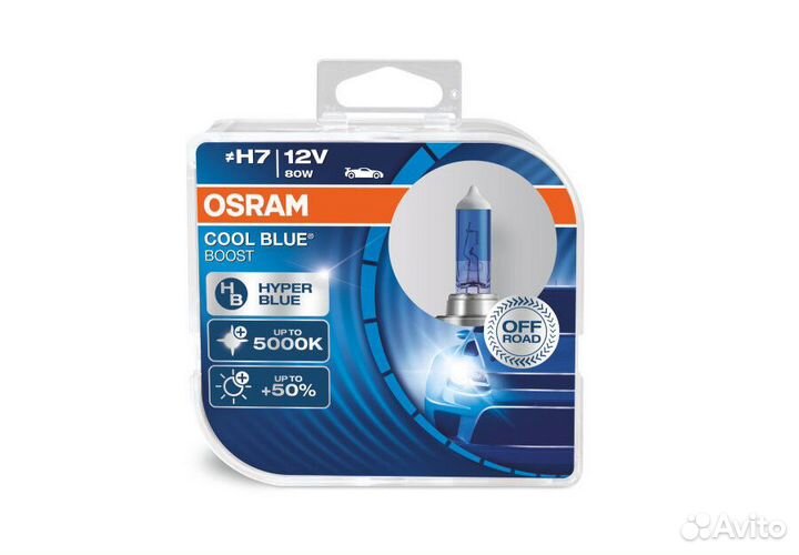 Лампа галогенная Osram Cool Blue Boost H7 (PX26d)