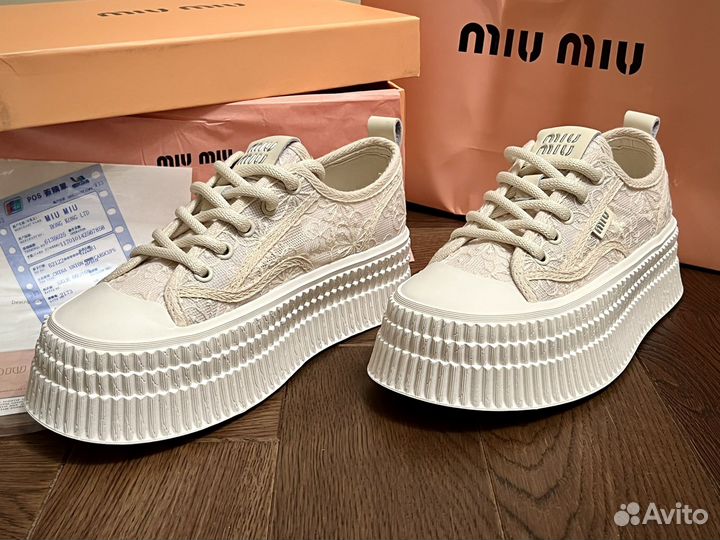 Кеды женские Miu Miu