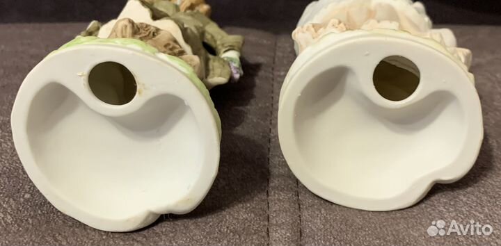 Статуэтки Юноша и Девушка. Бисквитный фарфор