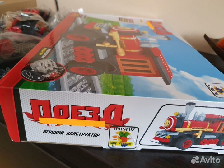 Поез паровоз конструктор.с инфракрасным передатчик