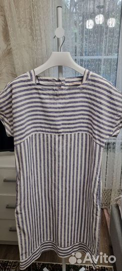 Льняное платье 46-'48