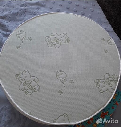 Матрас 75 см круглый Мишутка Царевич