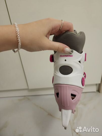 Коньки фигурные детские раздвижные