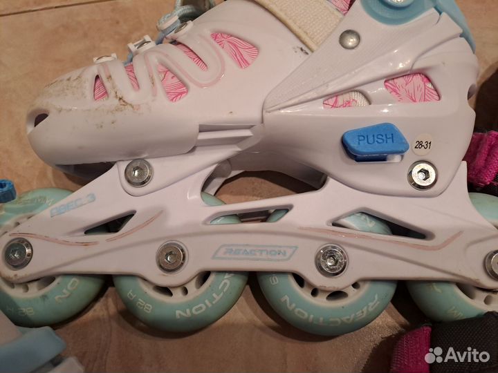 Роликовые коньки раздвижные 28-31