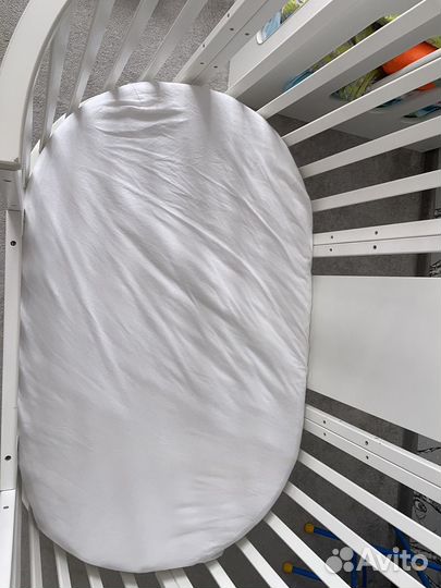 Детская кроватка трансформер круглая