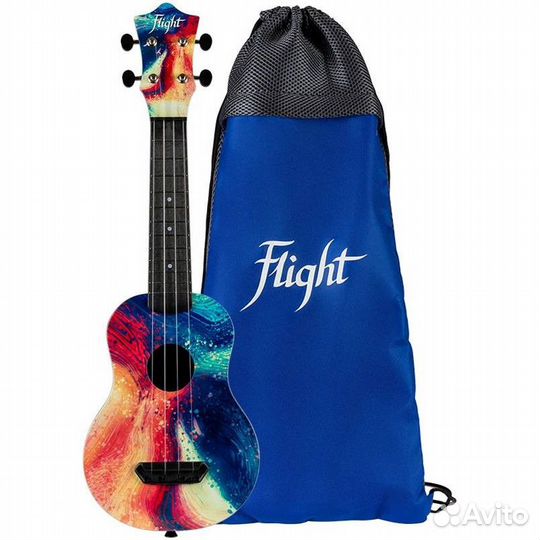 Укулеле Flight ultra S-40 Swirl
