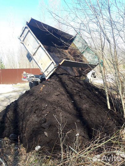Навоз Земля плодородная Торф Опилки
