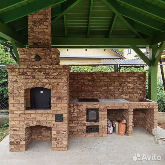 Мангал из кирпича