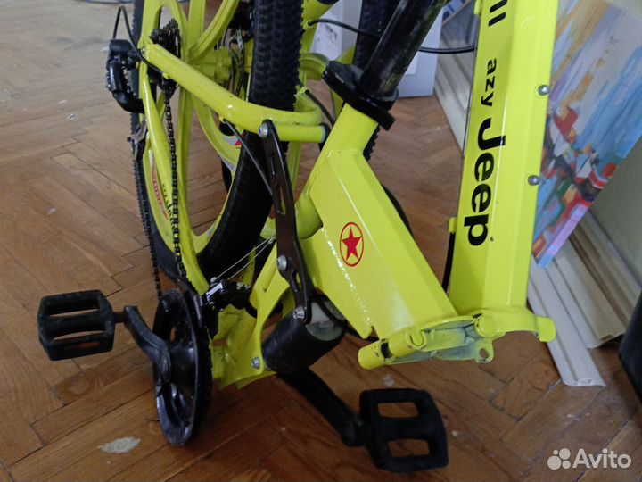 Велосипед бу требует замены заднего колёса 26