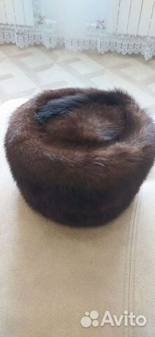 Шапка норковая женская