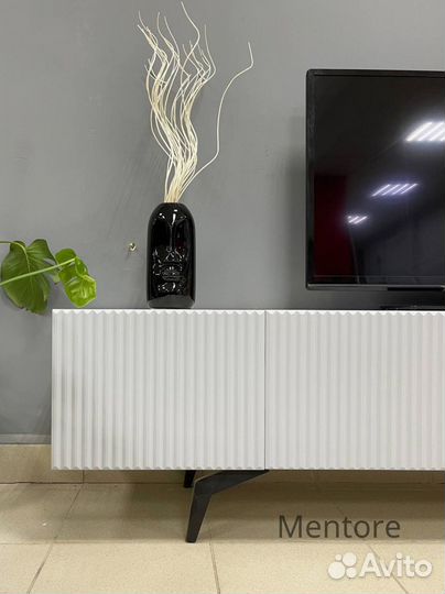 Тумба тв Bravo в белом цвете (2000х400х300 мм)