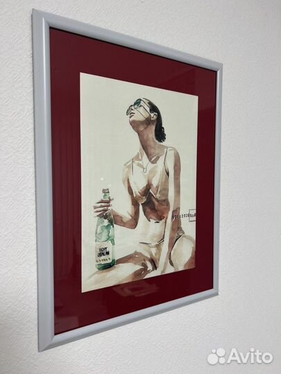 Интерьерная картина акварель