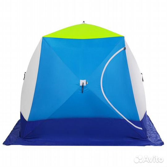 Палатка зимняя «стэк» куб 3-местная, трёхслойная