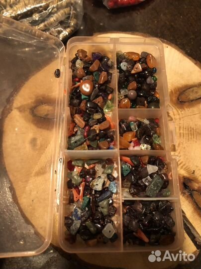 Фурнитура для бижутери с контейнерами камни