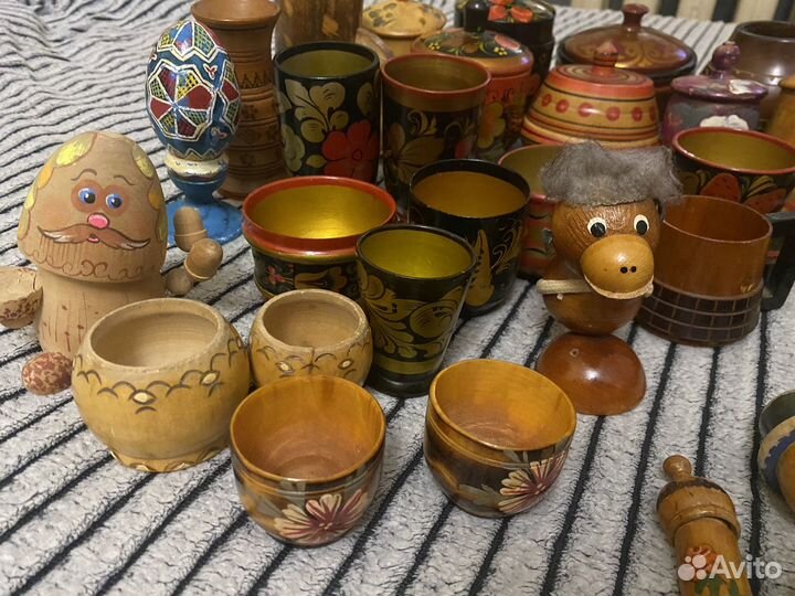 Посуда деревянная