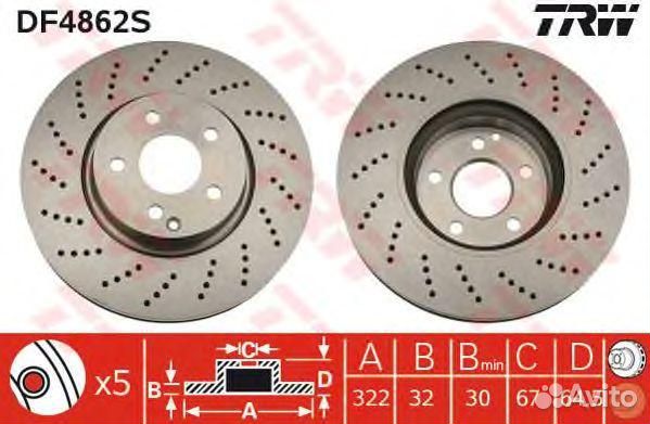Передний тормозной диск