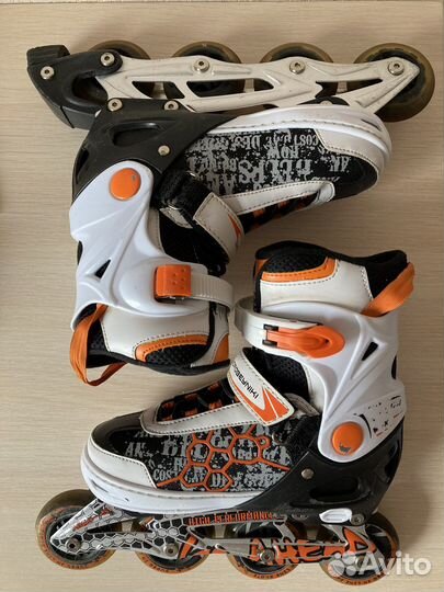 Роликовые коньки (ролики) раздвижные р. 37-40