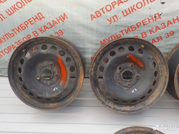 Диски штампованные штампы Шкода Октавия R15