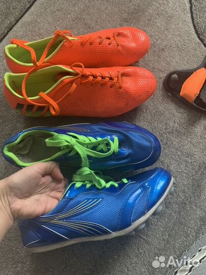 Футбольные бутсы, шиповки, утяжелители