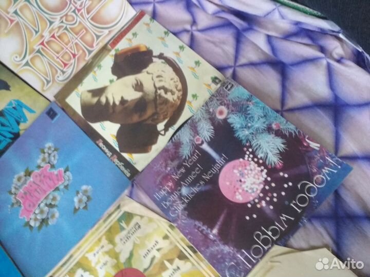 Виниловые пластинки 12 штук