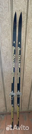 Лыжи беговые 2 м. деревянные tallin Динамо СССР