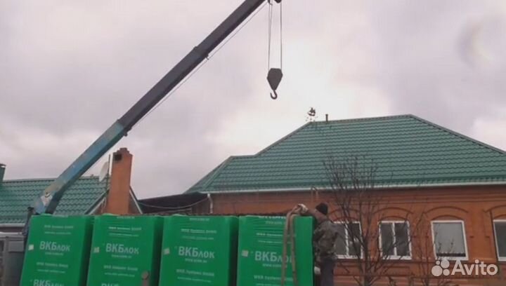 Газоблоки от произоводителя. Объём