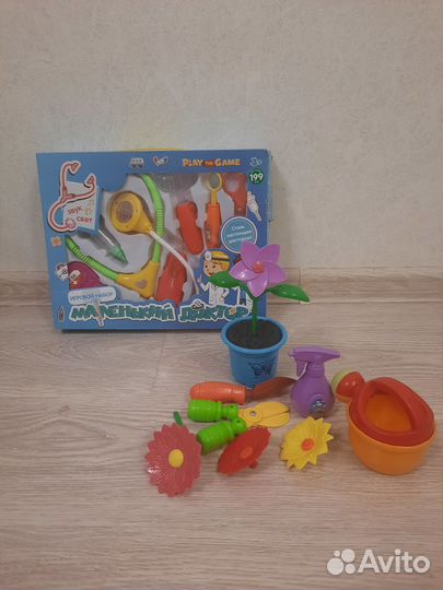 Набор маленький доктор, садовод + пазлы