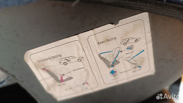 Автокресло 9/18, чехол новый
