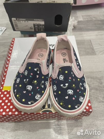 Кеды для девочки 20 размер