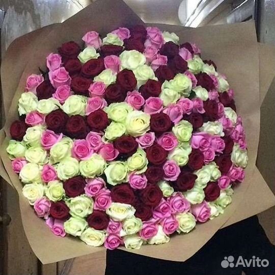 Цветы розы букет