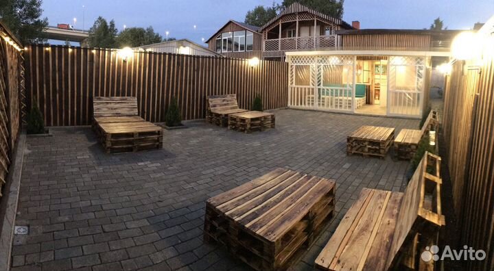 Баня с бассейном