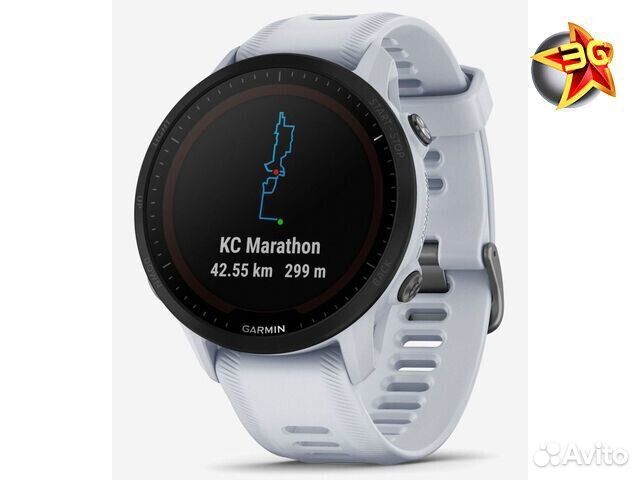 Часы Garmin Forerunner 955 Solar White 010-02638-21