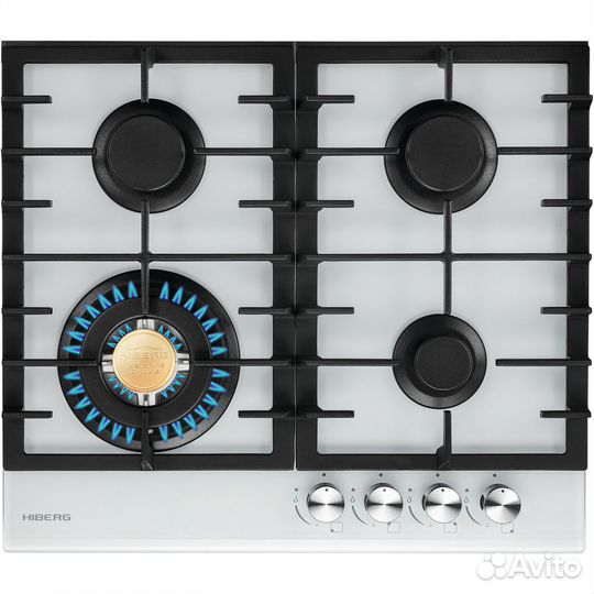 Варочная поверхность hiberg VM 60440 W белый