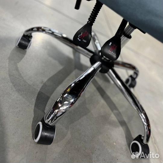 Кресло игровое компьютерное 308 синий текстиль