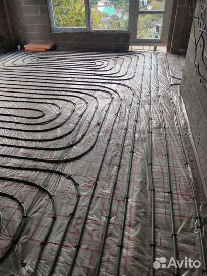 Профессиональный монтаж тёплых полов систем отопле