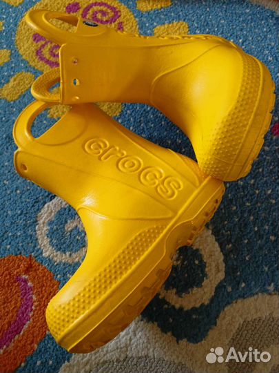 Резиновые сапоги crocs c 8