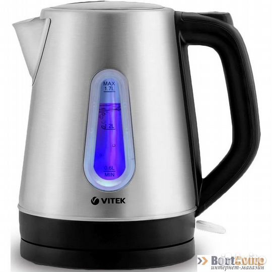 Чайник электрический vitek VT-7038 Серебристый