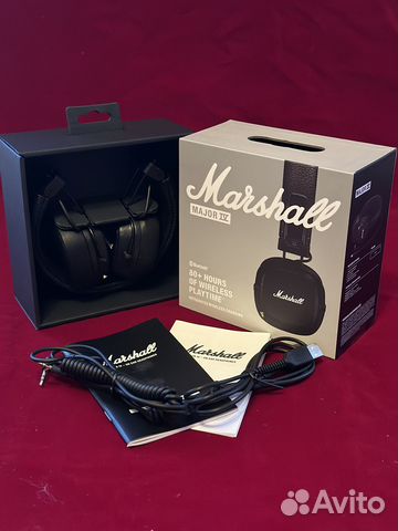 Наушники marshall major 4 оригинал купить в Москве | Электроника | Авито