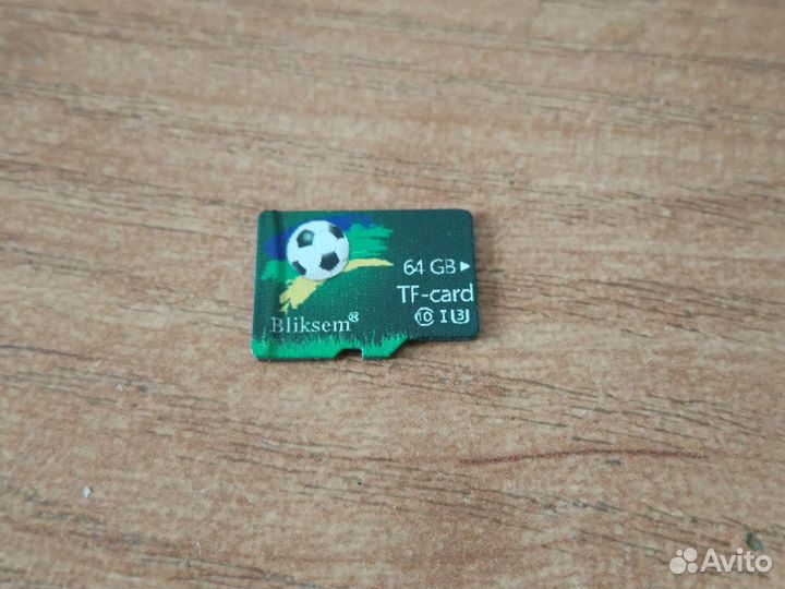 Карта памяти, настоящий объём 64 гб