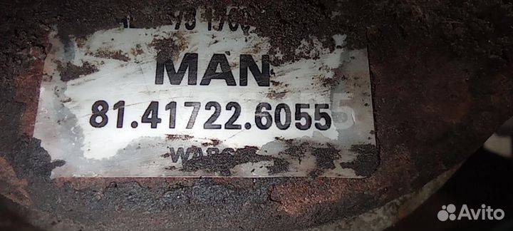 Пневмоподушка подвески кабины задняя MAN TGX 2008