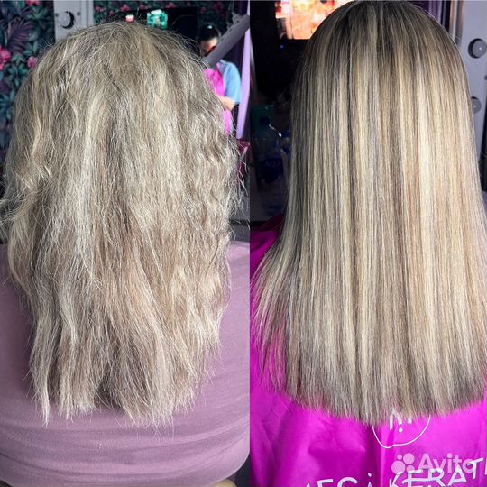 Кератиновое выпрямление