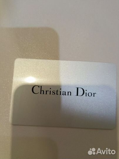 Christian Dior карта, инструкция