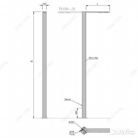 Декоративная опора Тверь