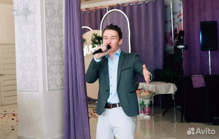Ведущий и певец 2 в 1 на свадьбу, юбилей