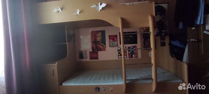 Двухъярусная кровать бу