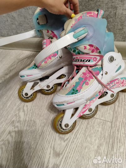Роликовые коньки детские раздвижные