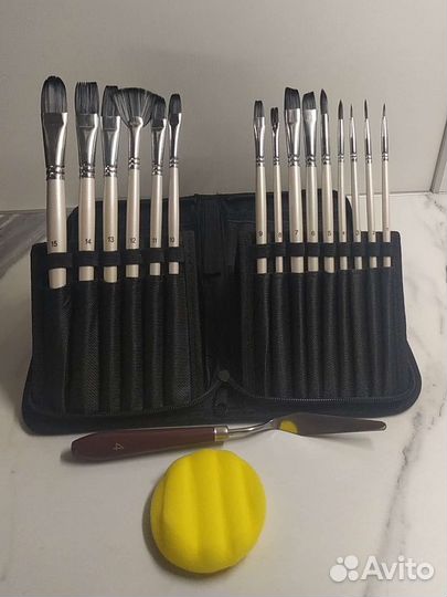 Кисточки художественные кисти для рисования серебр