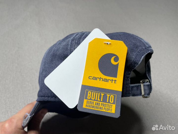 Кепка Carhartt wip винтажная синяя