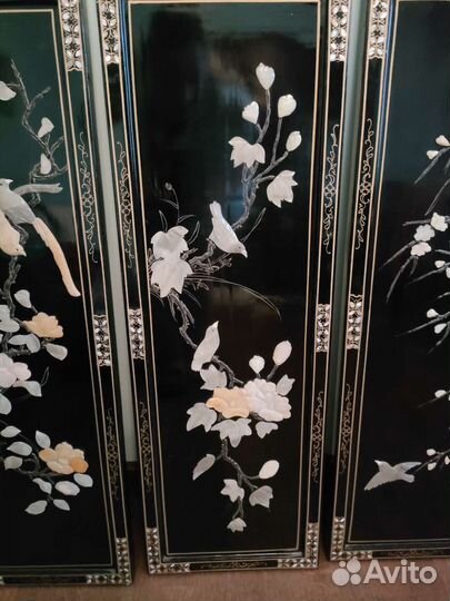 Панно из натуральных камней. Шинуазри